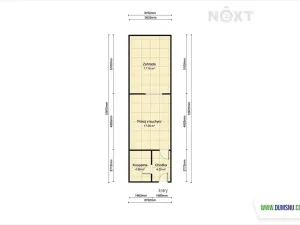 Pronájem bytu 1+kk, Mohelnice, Za Penzionem, 27 m2