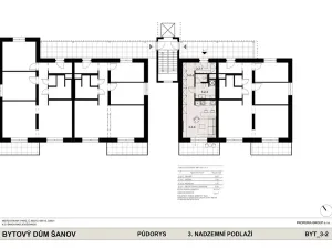 Prodej bytu 1+kk, Šanov, Břízová, 36 m2