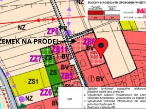 Prodej pozemku pro bydlení, Dub nad Moravou, 1279 m2