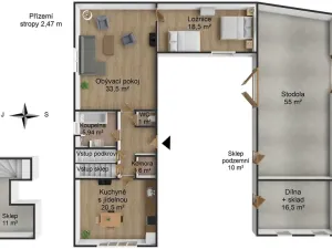Prodej chaty, Řemíčov, 95 m2