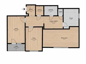 Prodej bytu 3+1, Praha - Smíchov, Pod Hybšmankou, 74 m2