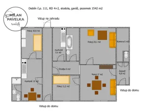 Prodej rodinného domu, Deblín, 120 m2