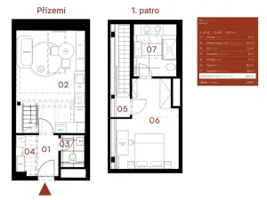 Pronájem bytu 2+kk, Praha - Nusle, Vrtbova, 57 m2