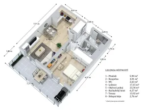 Prodej bytu 2+kk, Boskovice, Na Výsluní, 59 m2