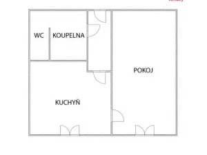 Pronájem bytu 1+1, Chomutov, Písečná, 36 m2