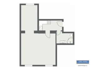 Prodej bytu 2+kk, Praha - Vokovice, Krátký lán, 53 m2