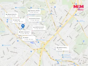 Pronájem bytu 1+1, Chomutov, Hornická, 35 m2