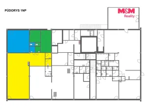 Pronájem obchodního prostoru, Most, Obránců míru, 90 m2