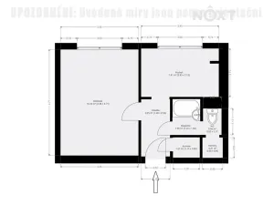 Pronájem bytu 1+1, Heřmanův Městec, V Lukách, 34 m2