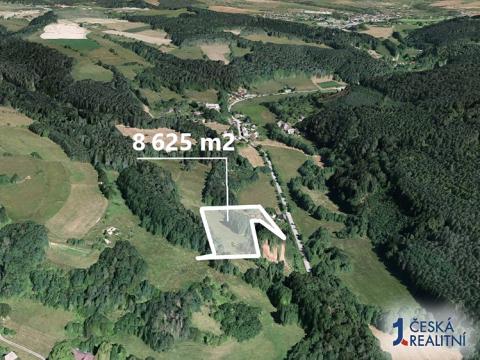 Prodej zemědělské půdy, Český Dub, 8625 m2
