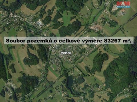 Prodej zemědělské půdy, Mníšek, 83267 m2