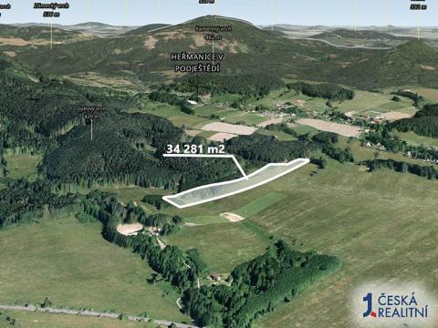 Prodej podílu zemědělské půdy, Jablonné v Podještědí, 6427 m2