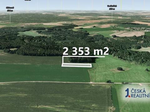 Prodej podílu zemědělské půdy, Spálené Poříčí, 784 m2