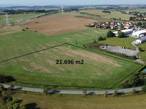 Prodej zemědělské půdy, Vysoký Újezd, 21696 m2