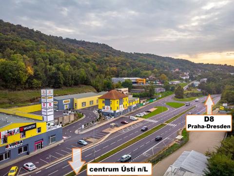 Pronájem skladu, Ústí nad Labem, Žižkova, 460 m2