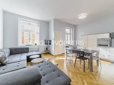 Pronájem bytu 3+kk, Praha - Vinohrady, Polská, 109 m2