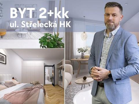 Prodej bytu 2+kk, Hradec Králové, Střelecká, 51 m2