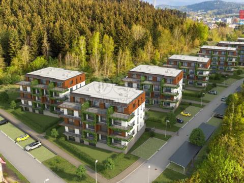 Prodej bytu 2+kk, Jablonec nad Nisou, Jezdecká, 65 m2