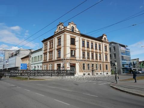 Pronájem bytu 2+kk, České Budějovice, Fráni Šrámka, 61 m2