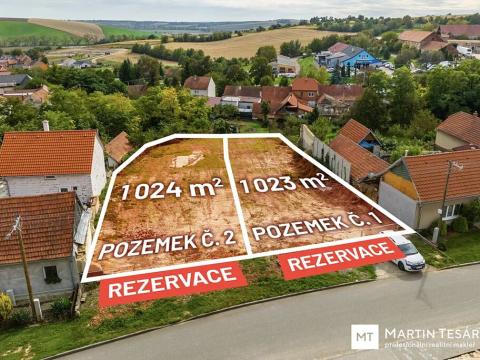 Prodej pozemku pro bydlení, Násedlovice, 1023 m2