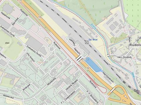Prodej komerčního pozemku, Most, Nádražní, 10146 m2