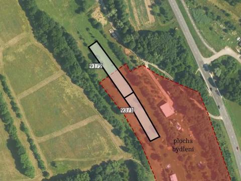 Prodej podílu pozemku pro bydlení, Kaňovice, 928 m2