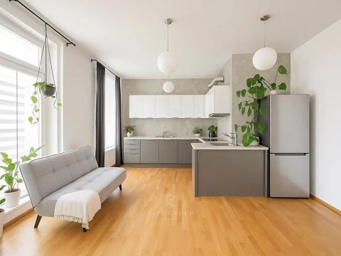 Pronájem bytu 2+kk, Praha - Libeň, Lihovarská, 54 m2