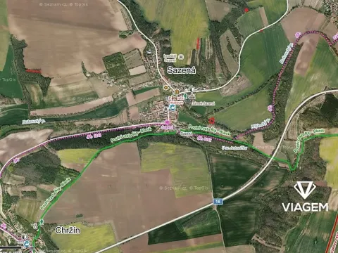 Prodej podílu lesa, Sazená, 1147 m2