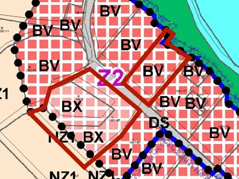 Dražba pozemku pro bydlení, Nová Ves, 6642 m2