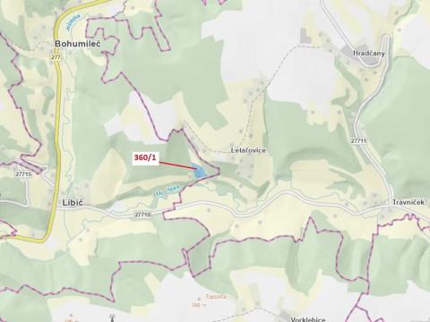 Dražba louky, Český Dub, 7015 m2