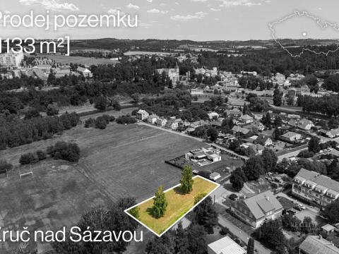 Prodej pozemku, Zruč nad Sázavou, Ke Stadionu, 1133 m2
