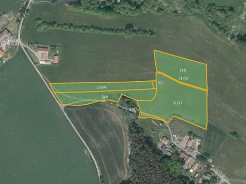 Prodej louky, Vilémovice, 37257 m2