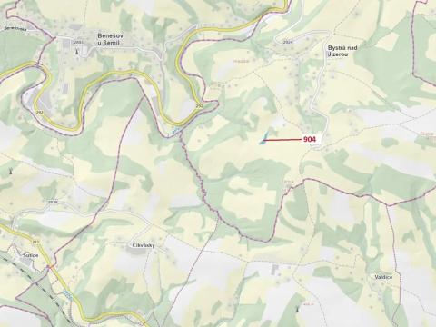 Dražba lesa, Bystrá nad Jizerou, 2802 m2