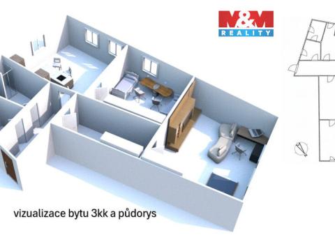 Pronájem bytu 3+kk, Kolín - Kolín IV, Kutnohorská, 95 m2