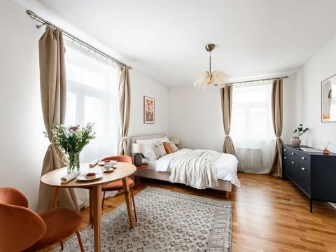 Prodej bytu 1+kk, Praha - Nové Město, Washingtonova, 31 m2