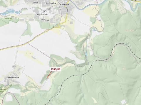 Dražba lesa, Ivančice, 435 m2