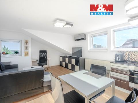 Pronájem bytu 2+kk, Hostivice, Unhošťská, 45 m2