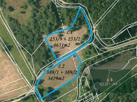 Prodej louky, Rokycany, K Lopatárně, 4651 m2