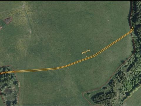 Dražba pole, Teplice nad Metují, 5185 m2