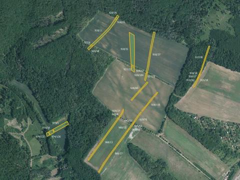 Prodej pole, Silůvky, 21545 m2