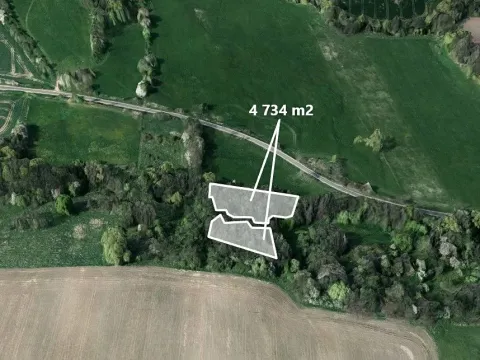 Prodej podílu lesa, Kravaře, 854 m2