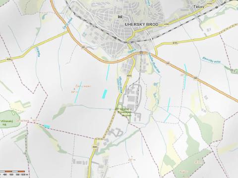 Prodej pole, Uherský Brod, 36951 m2