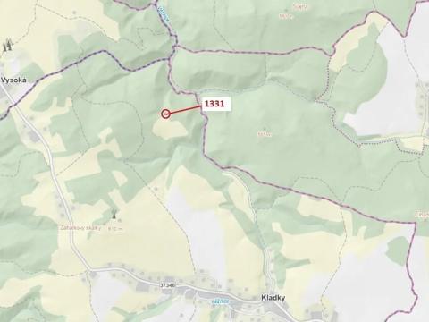Dražba lesa, Kladky, 183 m2