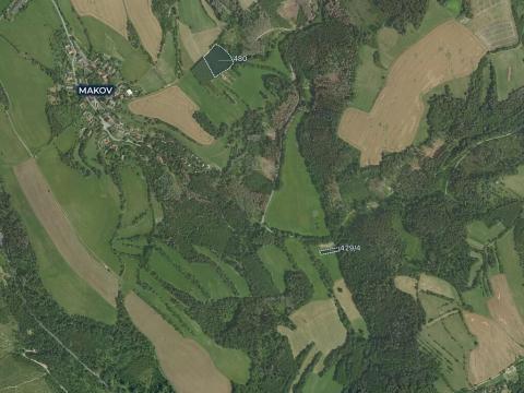 Prodej louky, Makov, 8778 m2