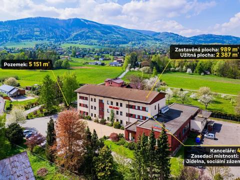 Prodej kanceláře, Třinec, 2388 m2