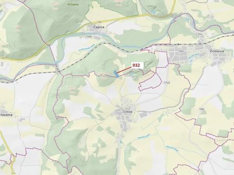 Dražba lesa, Rabí, 7006 m2