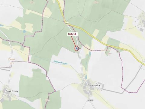 Dražba lesa, Budíškovice, 1580 m2