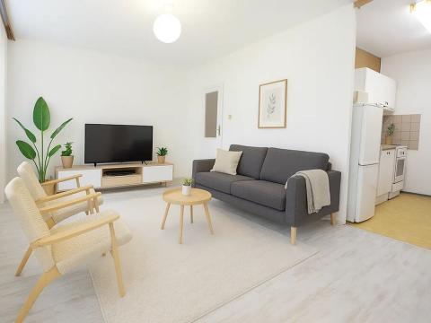 Prodej bytu 1+kk, Praha - Řepy, Bazovského, 33 m2