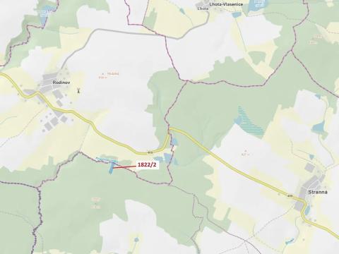 Dražba lesa, Žirovnice, 5108 m2