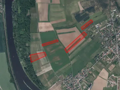 Prodej podílu pole, Vědomice, 7629 m2